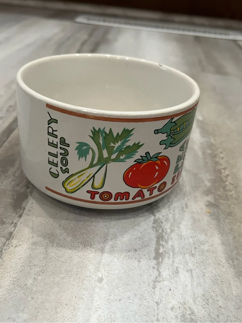 Vintage Pop Art Soup Bowl